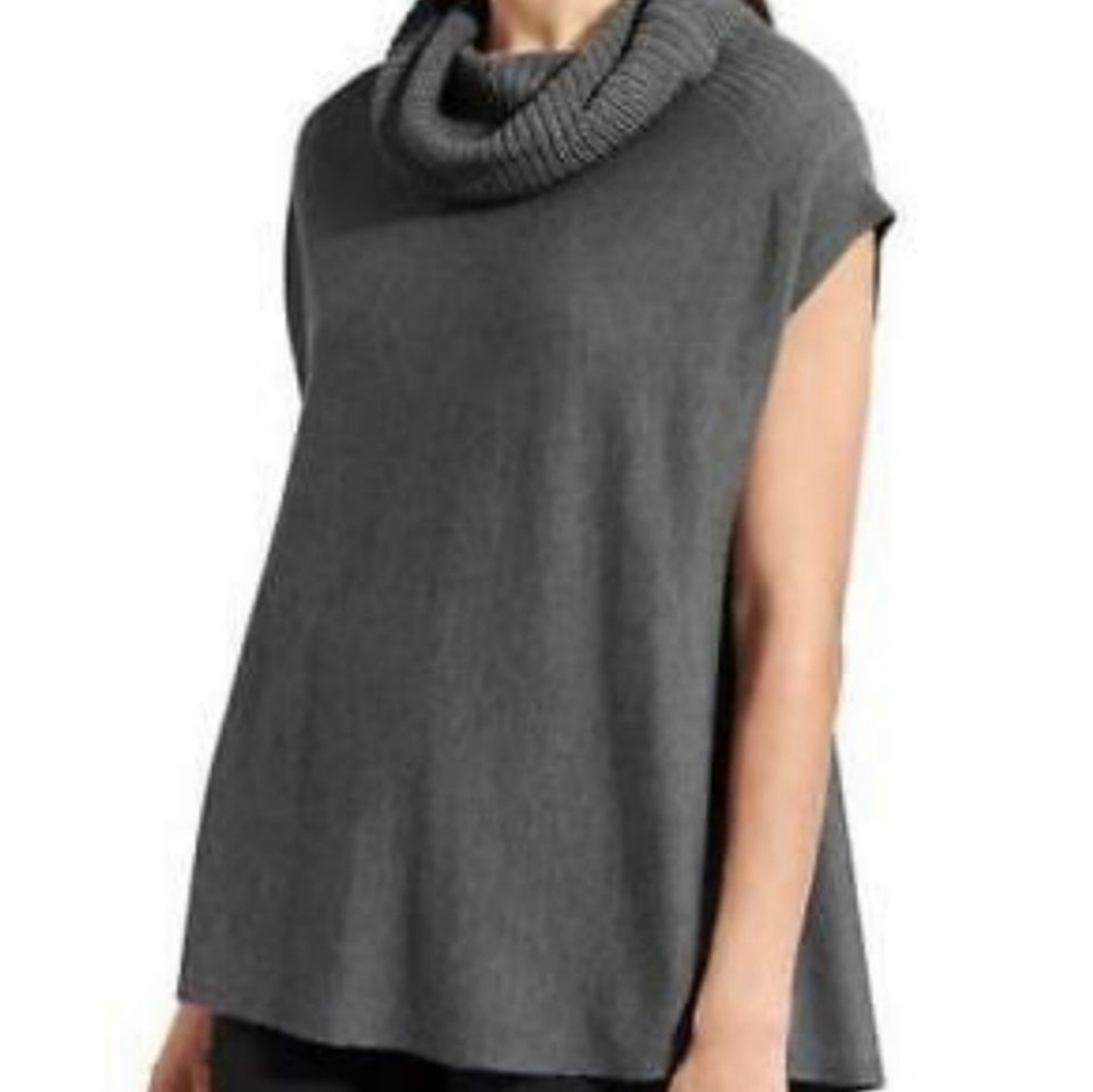 Athleta Kennewick Merino Wool Short Sleeve Loose Cowl Neck Sweater XXS